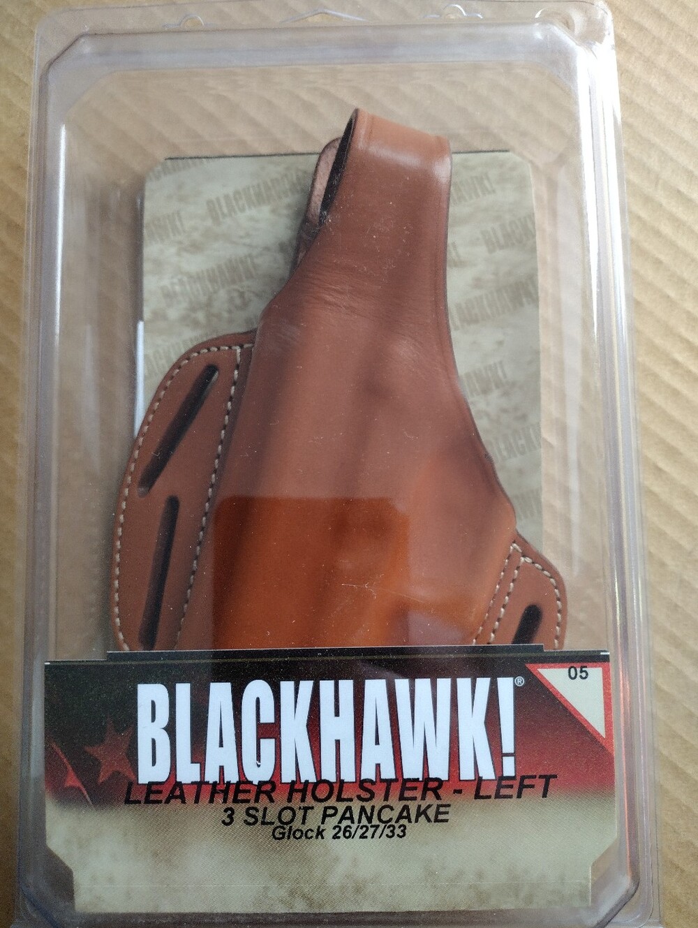 Blackhawk Leather Holster Left Handed NWT